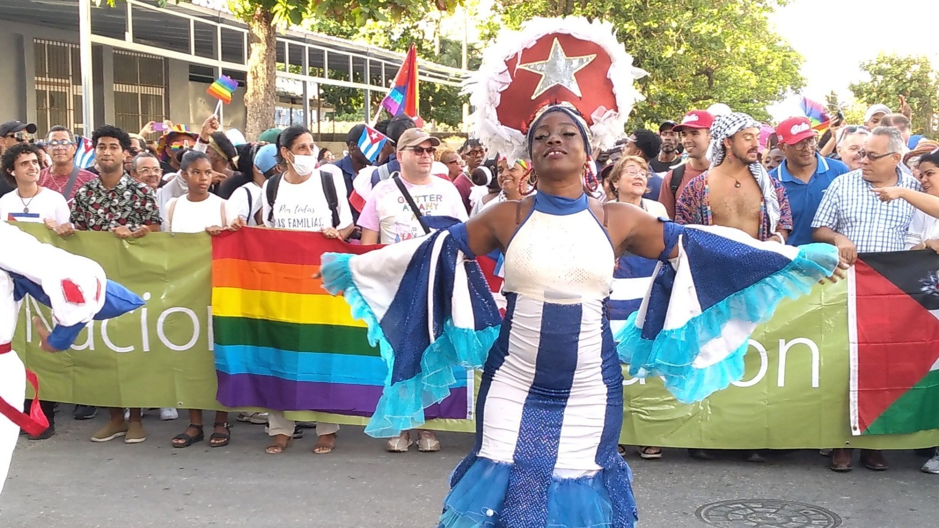 Homo- ja transfobian vastaista päivää vietettiin Havannassa toukokuussa.