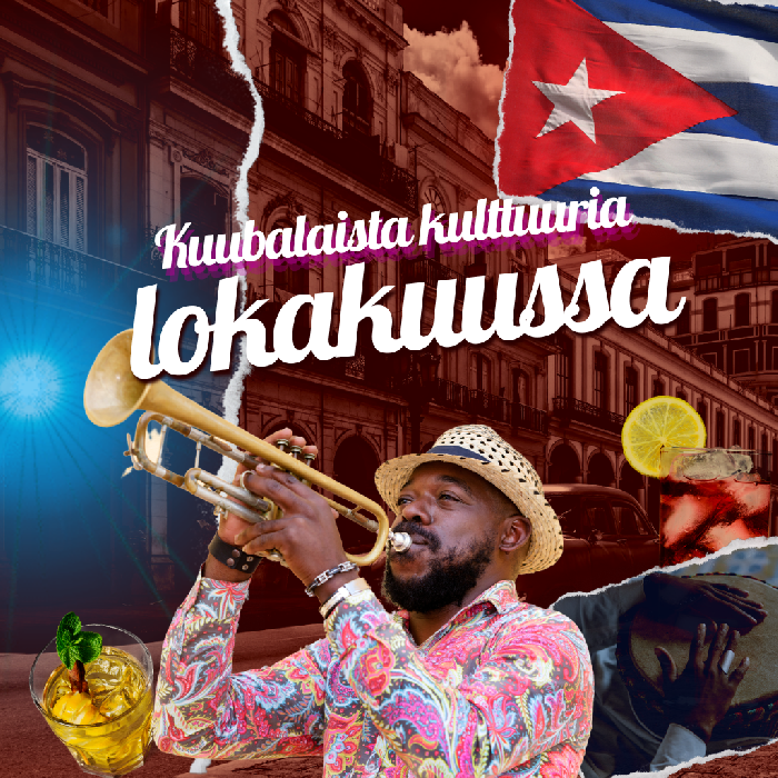 Suomi-Kuuba-Seura r.y., ruotsiksi Samfundet Finland-Kuba r.f. logo